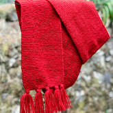 Hand Knitted Muffler (Red)